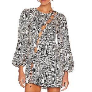 for love and lemons felix mini dress For Love And Lemons | Dresses | For Love And Lemons Light Blue And Yellow Cactus Print Mini Dress